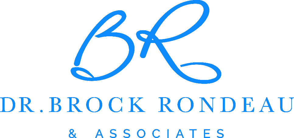 Dr Brock Rondeau Associates Logo Bright Blue