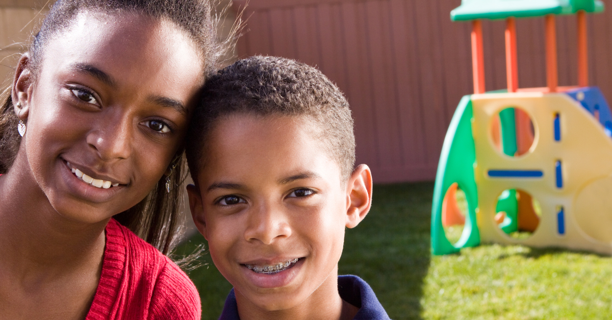 children enjoying benefits of early orthodontics