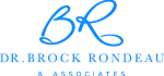 Dr Brock Rondeau Associates Logo Bright Blue